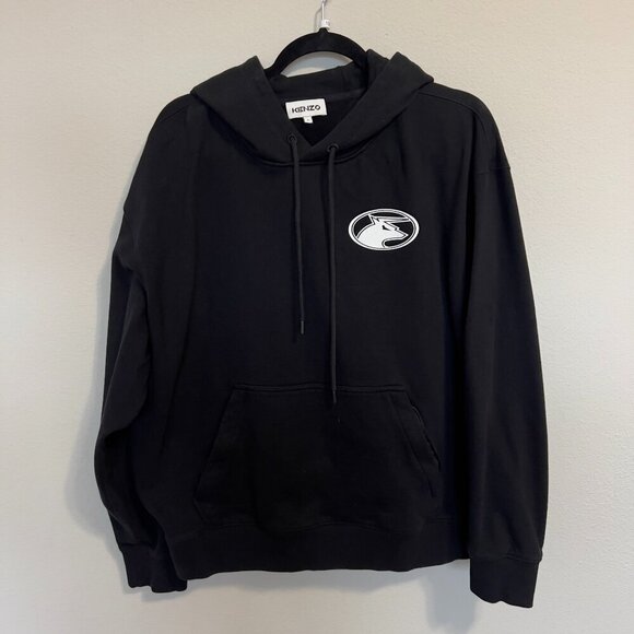 Kenzo CNY Oversized Hoody Year of the OX Size Large Color Black White - Picture 3 of 8